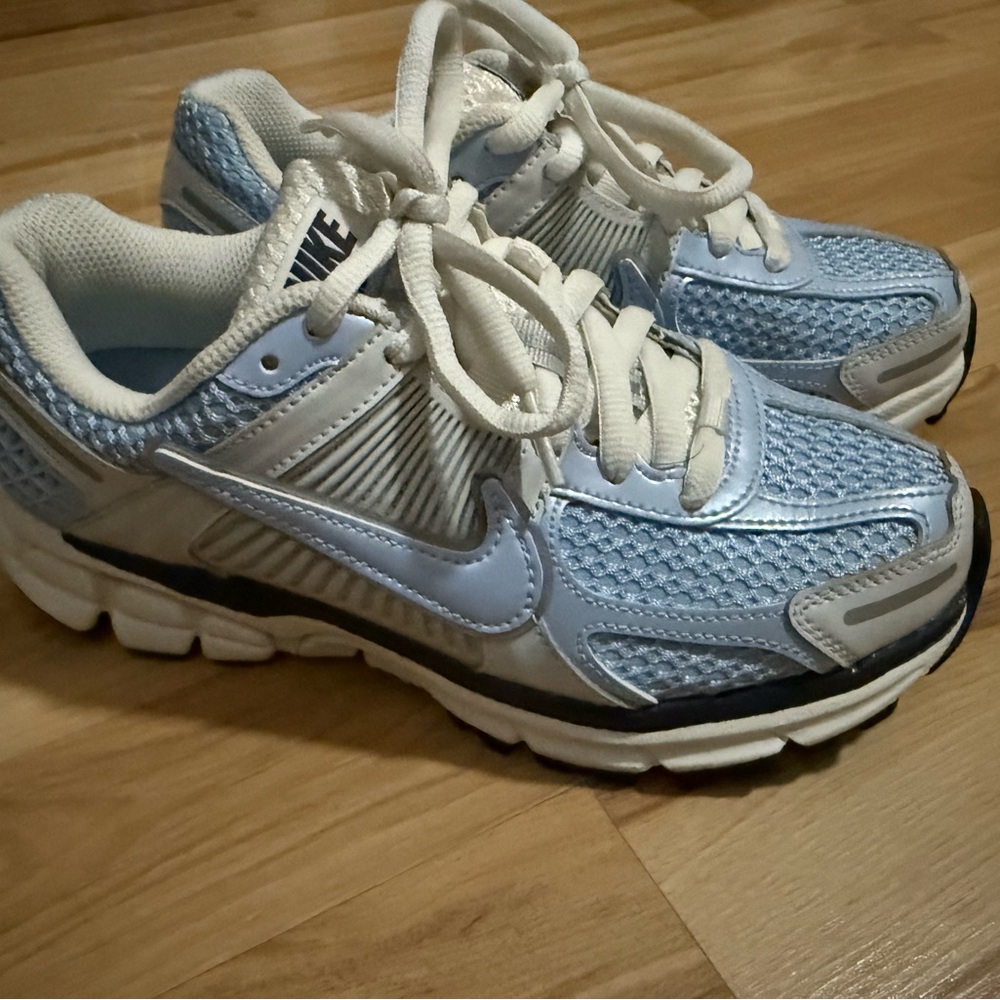 Nike Light Blue and White Athletic Shoes